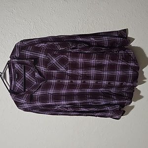 Torrid plaid button down